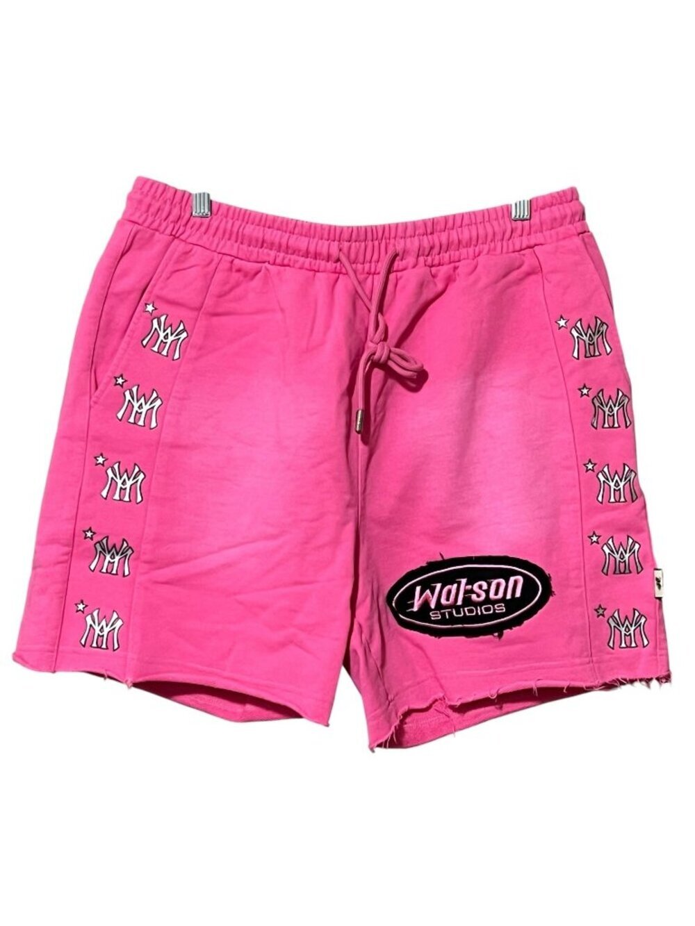 Watson Ultra Sound Records Heavyweight Sweat Shorts Mens L Pink Streetwear NWT
